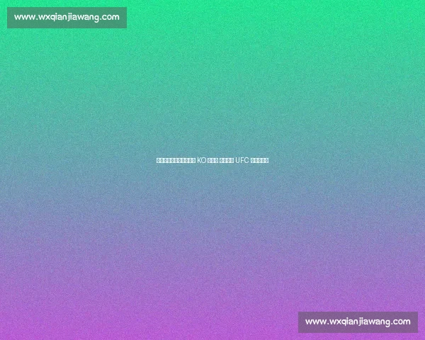 克罗地亚黑马德利亚首秀 KO 迪布拉 一拳改写 UFC 重量级格局